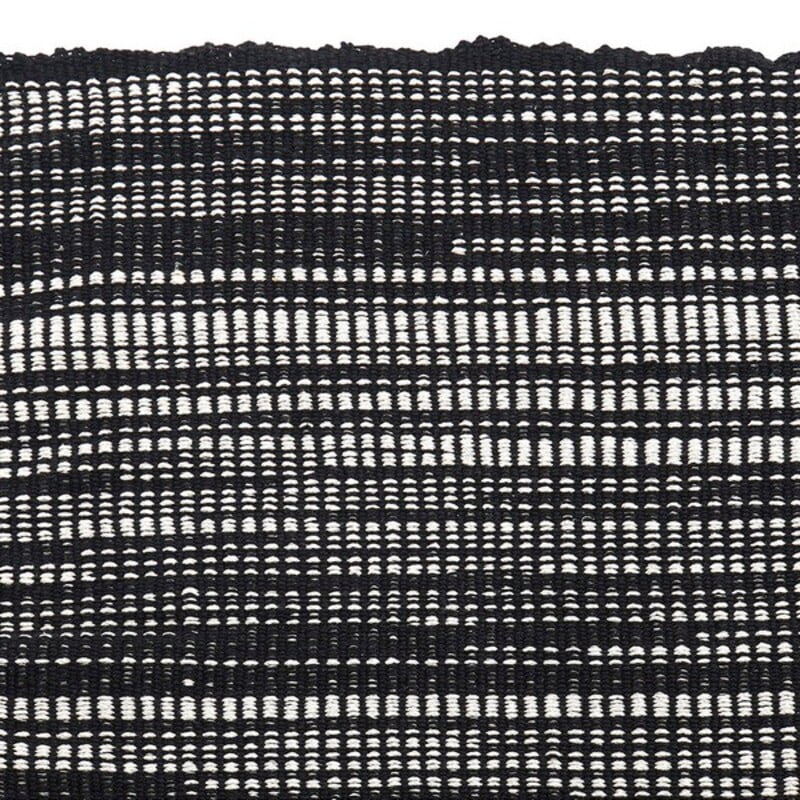 Χαλί DKD Home Decor Μαύρο βαμβάκι Boho (230 x 160 cm)