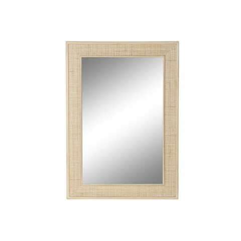 Τοίχο καθρέφτη DKD Home Decor Ξυλο παουλόβνια (70.5 x 2.5 x 100.5 cm)