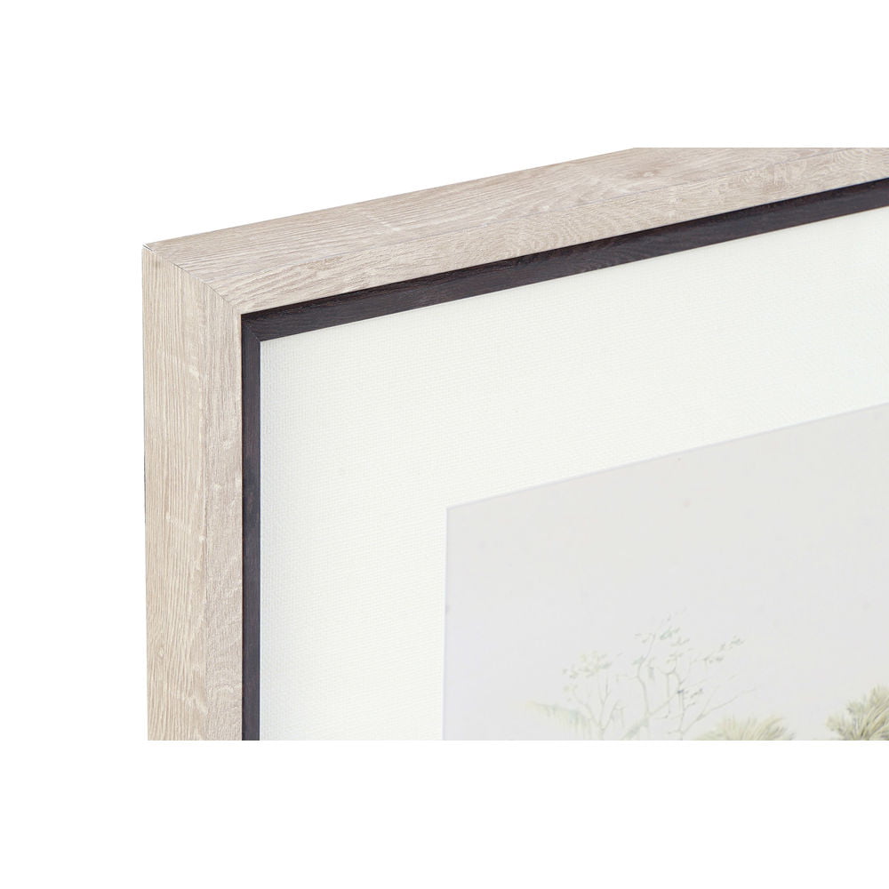 Πίνακας DKD Home Decor Κρυστάλλινο πολυεστέρας χαρτί Ξύλο MDF (88 x 3 x 69 cm)