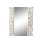 Τοίχο καθρέφτη DKD Home Decor Λευκό Ξύλο από Μάνγκο Μαρινάτος (44 x 3 x 151 cm)