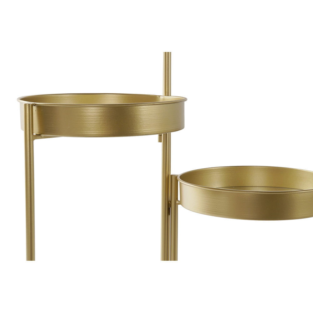 Βοηθητικό Τραπέζι DKD Home Decor Καθρέφτης Χρυσό Μέταλλο (53 x 50 x 66 cm)