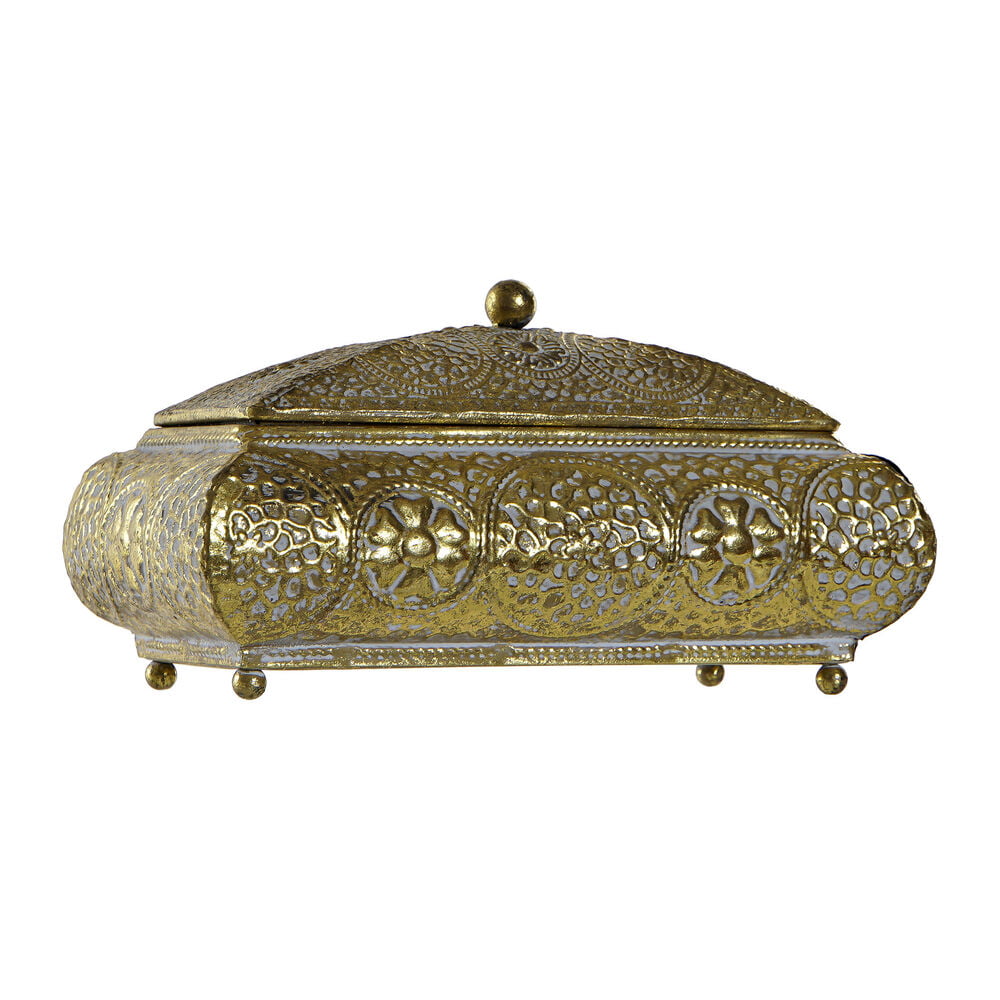 Κουτί-μπιζουτιέρα DKD Home Decor Μέταλλο Άραβας (20 x 11 x 11 cm)