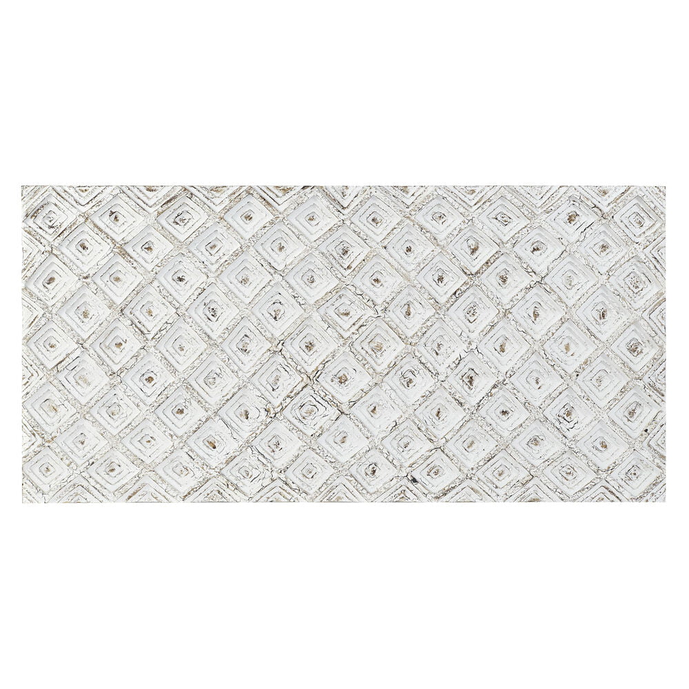 Κεφαλάρι κρεβατιού DKD Home Decor Λευκό Ξύλο MDF (162 x 4 x 81 cm)