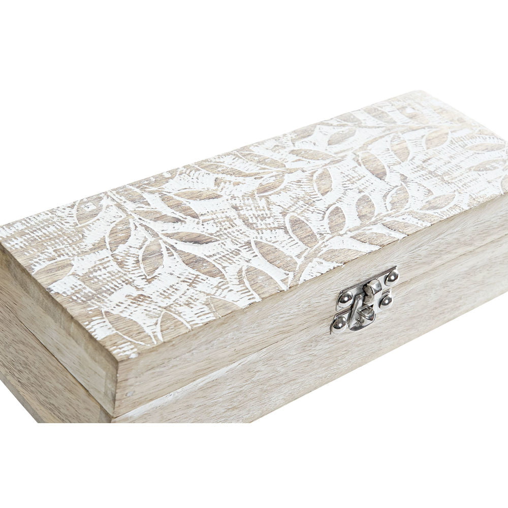 Κουτί-μπιζουτιέρα DKD Home Decor Ινδός Ξύλο από Μάνγκο (2 pcs) (23 x 8 x 6.5 cm) (27 x 11.5 x 9 cm)