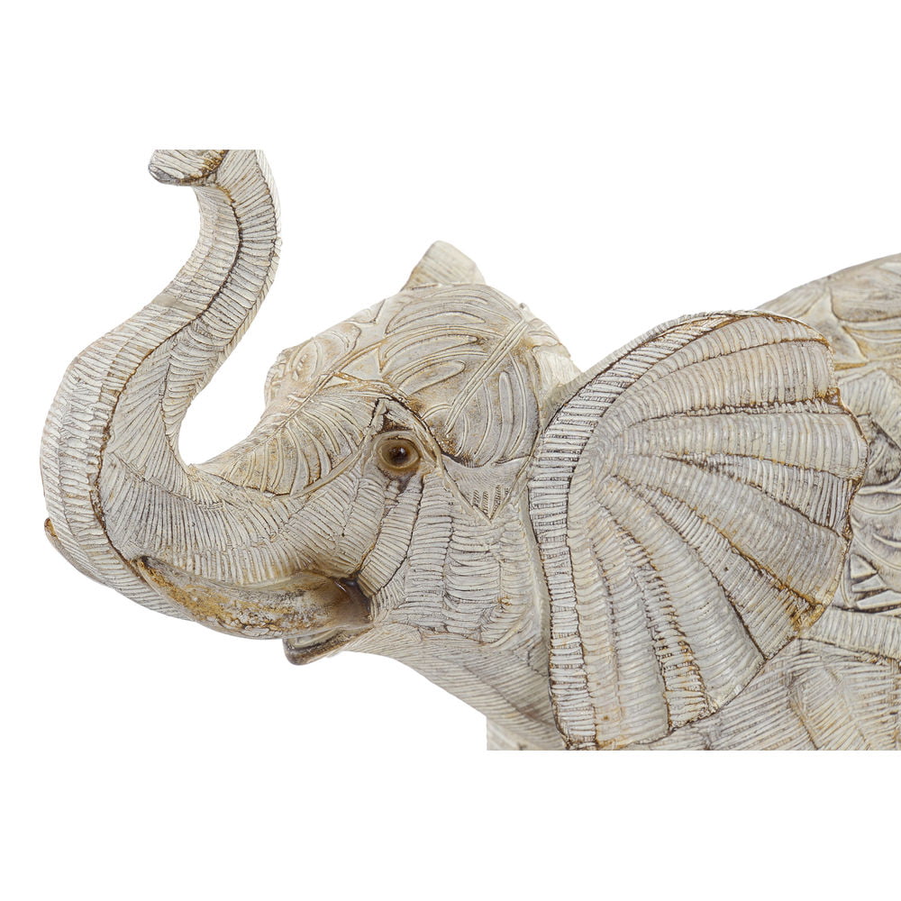 Διακοσμητική Φιγούρα DKD Home Decor Ρητίνη Ελέφαντας (27 x 12 x 24.5 cm)