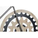 Ρολόι Τοίχου DKD Home Decor Μαύρο Ποδήλατο Μέταλλο Ξύλο MDF (108 x 6.4 x 63.5 cm)