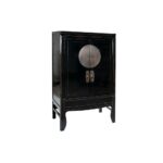 Ντουλάπι DKD Home Decor Μαύρο Μέταλλο ξύλο φτελιάς Λακαρισμένο (108 x 48 x 172 cm)