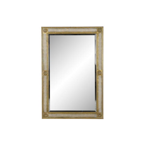 Τοίχο καθρέφτη DKD Home Decor Μέταλλο Χάλκινο Ανοιχτό (61 x 2 x 91 cm)
