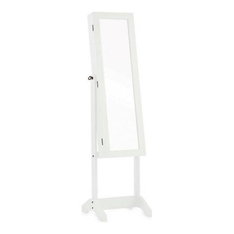 Καθρέφτης Κόσμημα Ποδιού Λευκό Ξύλο MDF (36 x 140 x 36