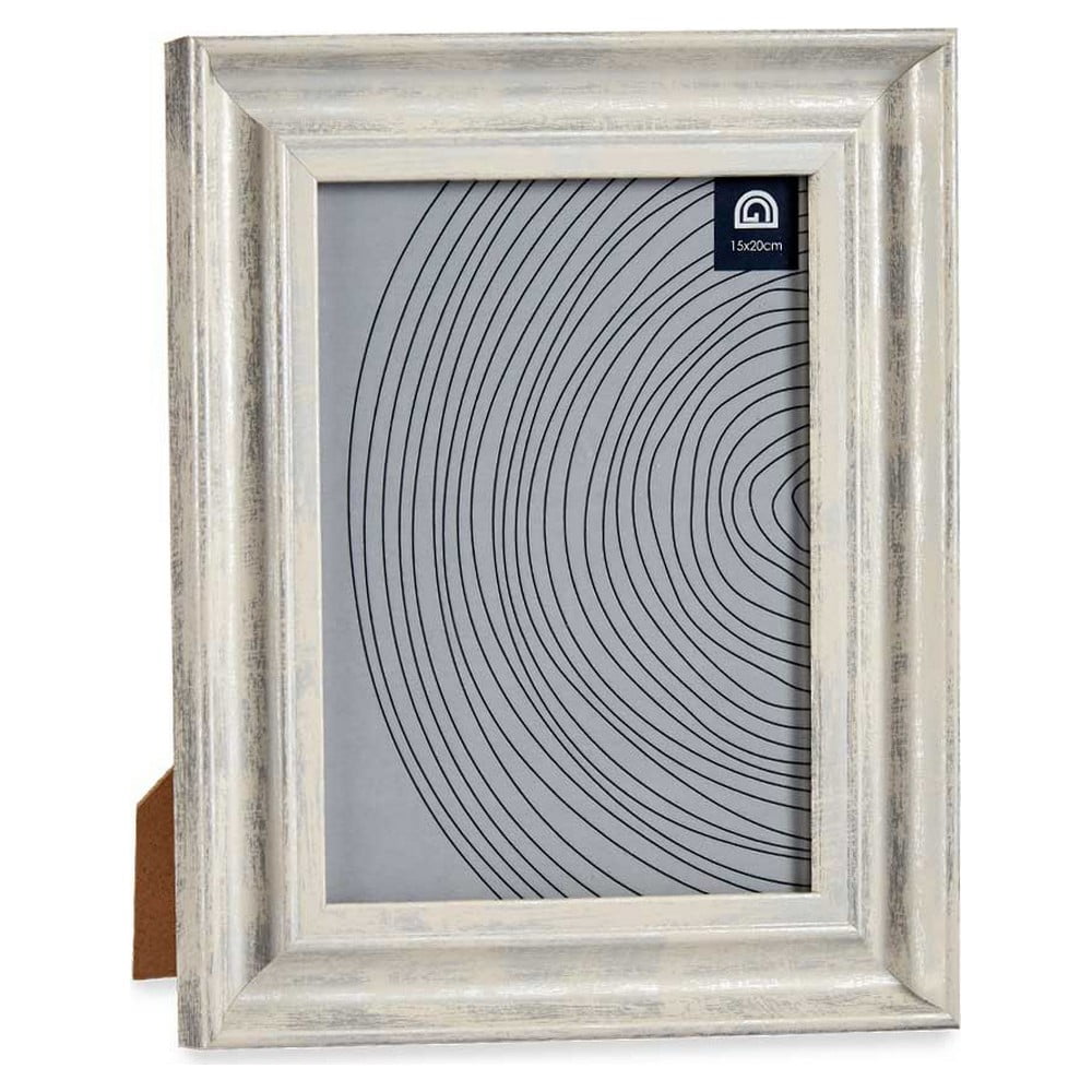 Κορνίζα Γκρι Κρυστάλλινο Πλαστική ύλη (21 x 2 x 26 cm)