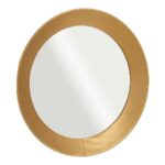 Τοίχο καθρέφτη Κρυστάλλινο Χρυσό Μέταλλο (80 x 7