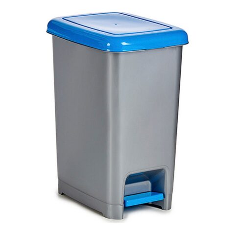 Κάδος Απορριμμάτων για Ανακύκλωση Μπλε Γκρι Πλαστική ύλη 25 L (26