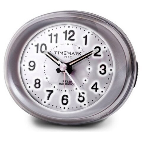 Αναλογικό Ρολόι Ξυπνητήρι Timemark Ασημί (9 x 9 x 5