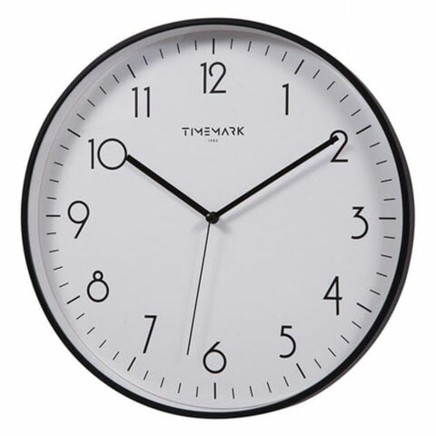 Ρολόι Τοίχου Timemark Μαύρο (30 x 30 cm)