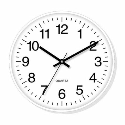 Ρολόι Τοίχου Timemark Λευκό (30 x 30 cm)