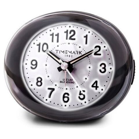 Αναλογικό Ρολόι Ξυπνητήρι Timemark Μαύρο (9 x 9 x 5