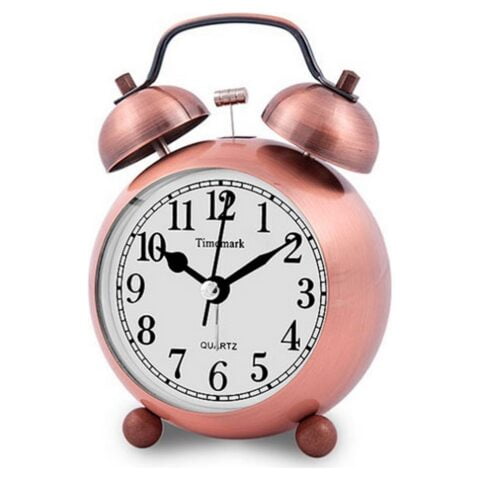 Αναλογικό Ρολόι Ξυπνητήρι Timemark Χρυσό (9 x 13