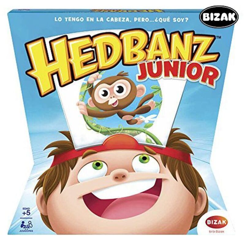 Επιτραπέζιο Παιχνίδι Hedbanz Junior Bizak 61924596 (Ισπανικά)