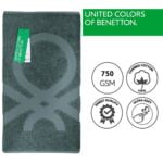 Χαλάκι μπάνιου Benetton BE218 Σκούρο γκρίζο (50 x 80 cm)