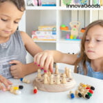 Ξύλινο Σκάκι Mνήμης Taeda InnovaGoods 26 τεμάχια