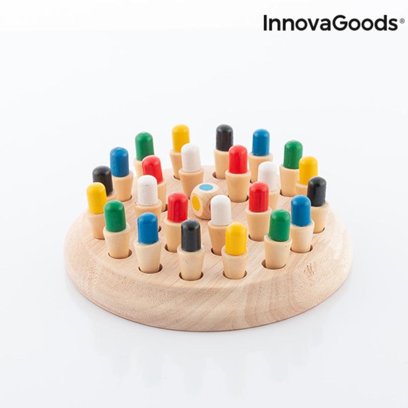 Ξύλινο Σκάκι Mνήμης Taeda InnovaGoods 26 τεμάχια