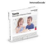 Ξύλινο Σκάκι Mνήμης Taeda InnovaGoods 26 τεμάχια