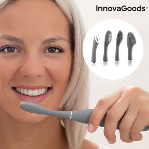 Hχητική Οδοντόβουρτσα  Σιλικόνης με Εξαρτήματα Klinfor InnovaGoods