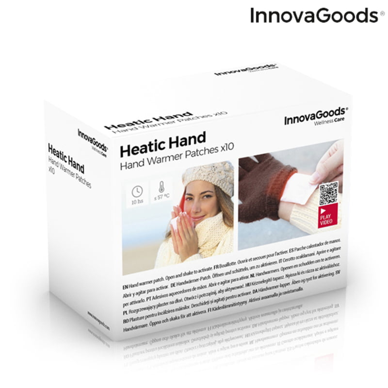 Καυτά Μαγκάές Χεριών Heatic Hand InnovaGoods (πακέτο με 10)