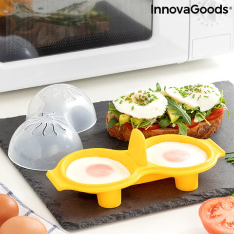 Διπλή Συσκευή Σιλικόνης για Βραστά Αυγά Oovi InnovaGoods
