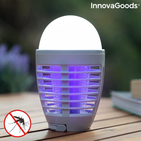 Επαναφορτιζόμενη λάμπα  LED κατά των κουνουπιών 2 σε 1 Kl Bulb InnovaGoods