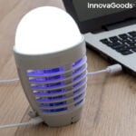 Επαναφορτιζόμενη λάμπα  LED κατά των κουνουπιών 2 σε 1 Kl Bulb InnovaGoods