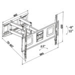 Βάση Τηλεόρασης TM Electron 32"-65" 60 Kg