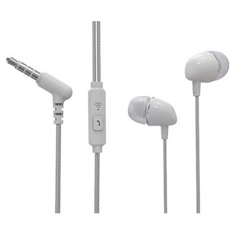 Ακουστικά με Μικρόφωνο TM Electron Λευκό