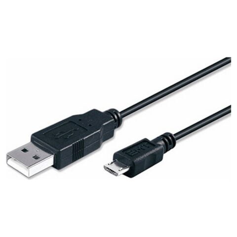 Καλώδιο USB 2.0 A σε Micro USB B TM Electron Μαύρο 1