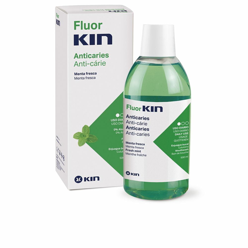 Στοματικό Διάλυμα Kin Fluorkin Κατά της τερηδόνας (500 ml)