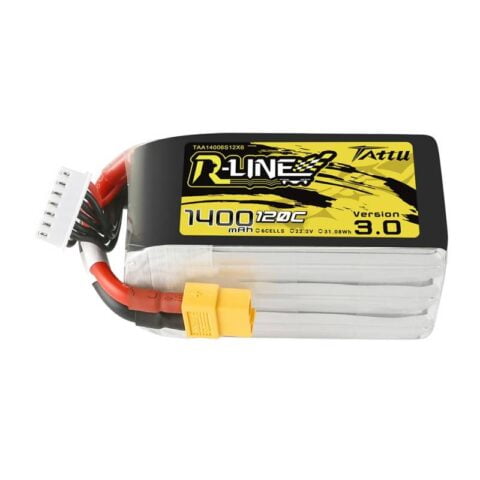 Battery  Tattu R-Line 3.0 1400mAh 22.2V 120C 6S1P XT60