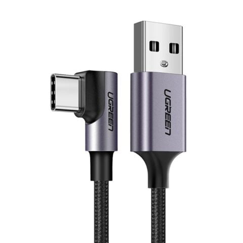 Angular USB-C cable UGREEN 3A Quick Charge 3.0 1m (black)