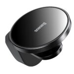 Baseus Big Energy car mount with wireless charger 15W for Iphone 12 / Iphone 13 (Black)