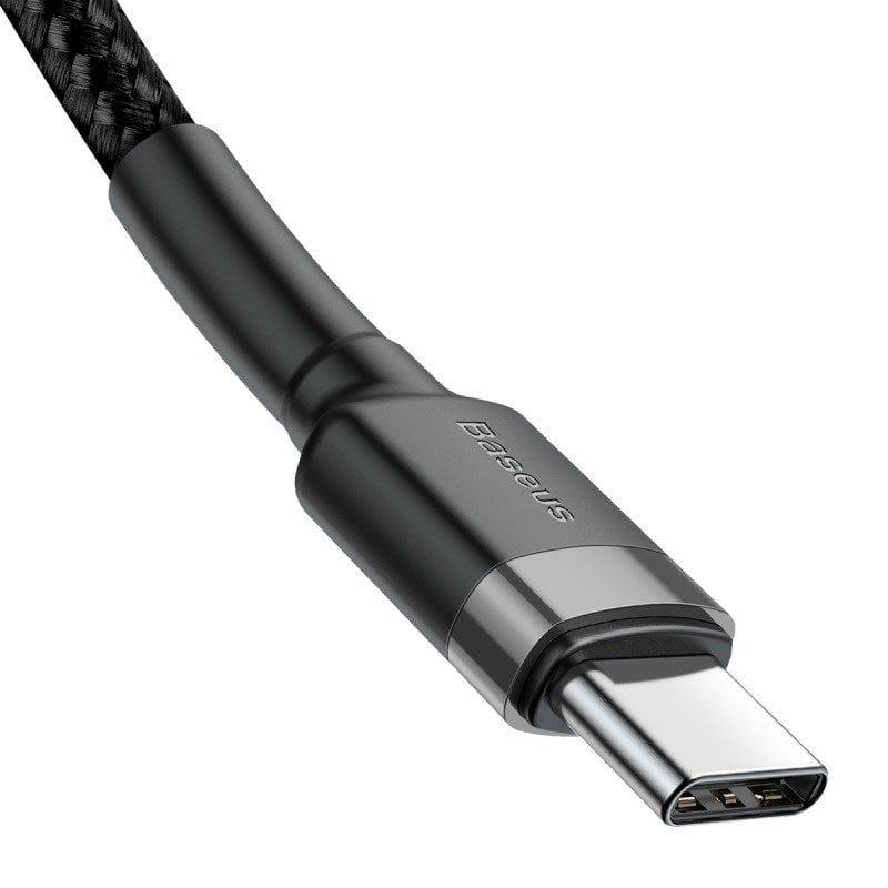 Baseus Cafule Cable USB-C PD 2.0 QC 3.0 60W 1m (Black+Gray)