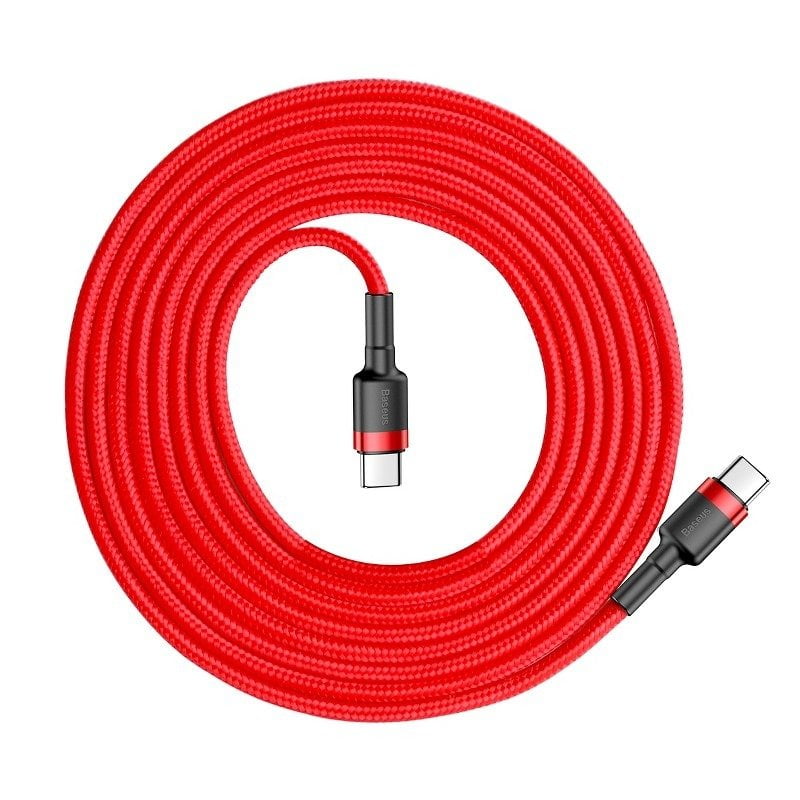Baseus Cafule PD2.0 60W flash charging USB For Type-C cable (20V 3A) 2m Red