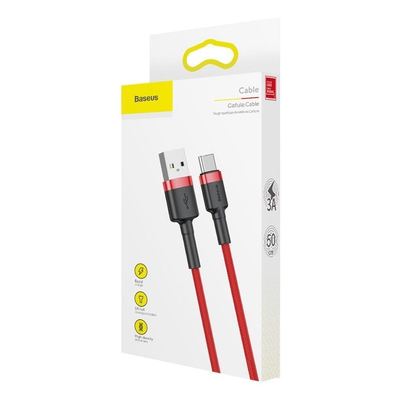 Baseus Cafule USB-C Cable 2A 3m (Red)