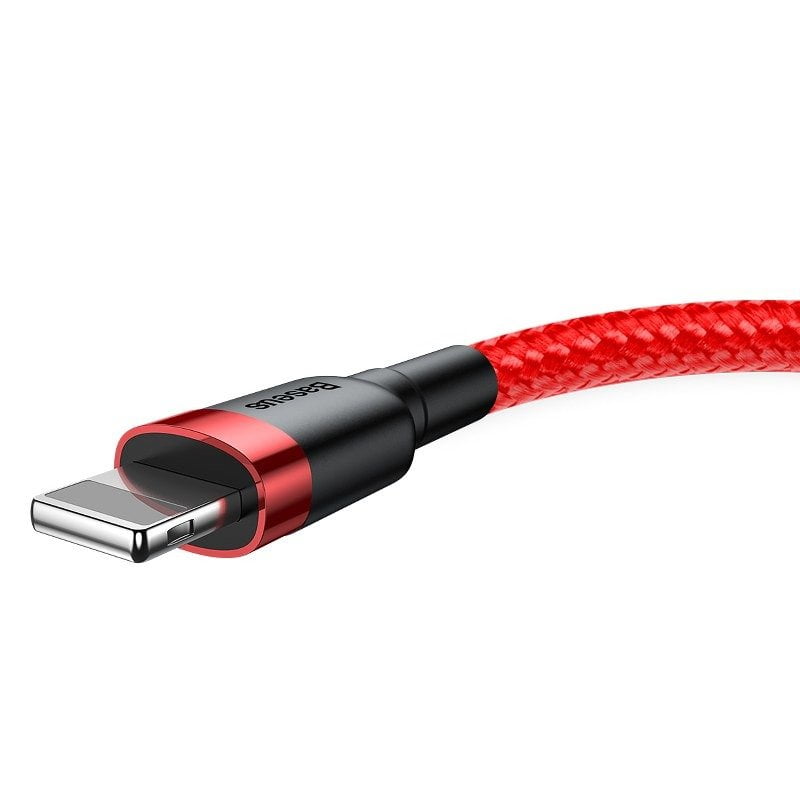 Baseus Cafule USB Lightning cable 2.4A 1m (black + red)