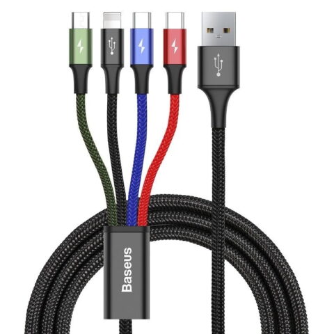 Baseus Fast USB Cable 4in1 2xUSB-C / Lightning / Micro 3