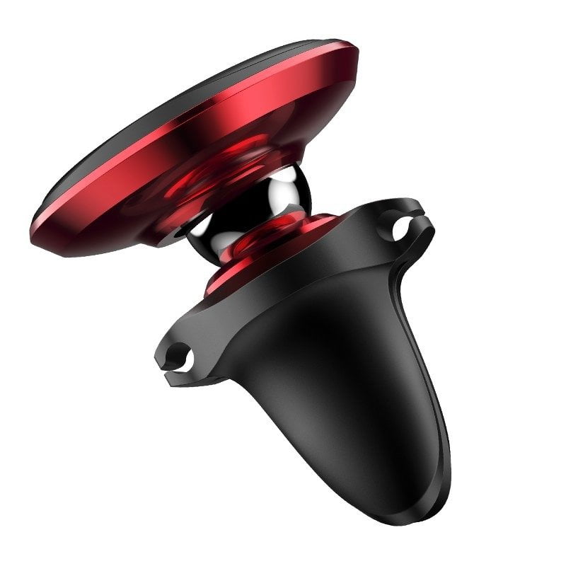 Baseus Magnetic Air Vent magnetic car holder for grid (Red)