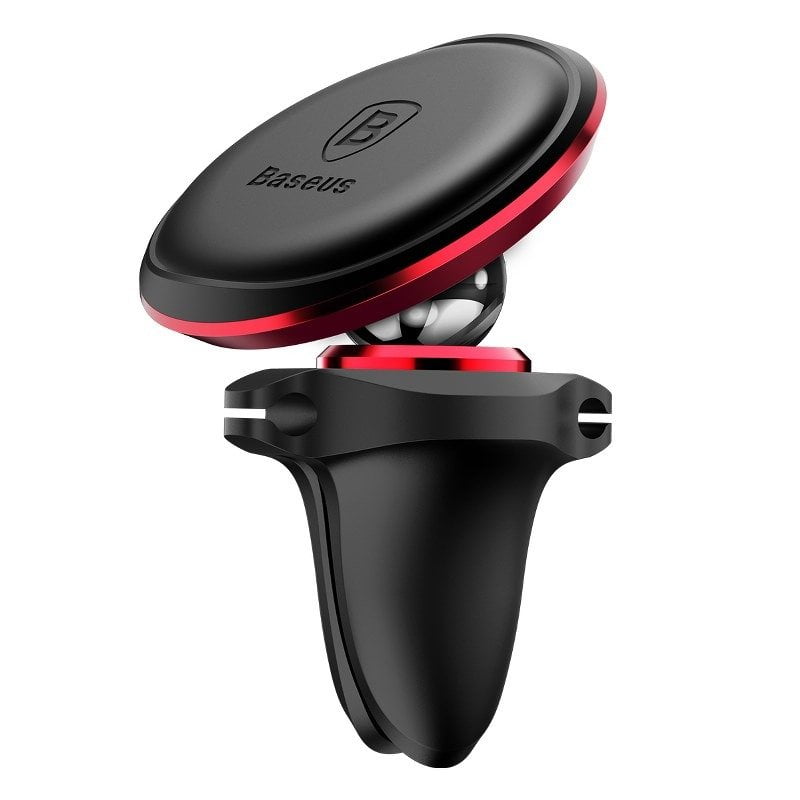 Baseus Magnetic Air Vent magnetic car holder for grid (Red)