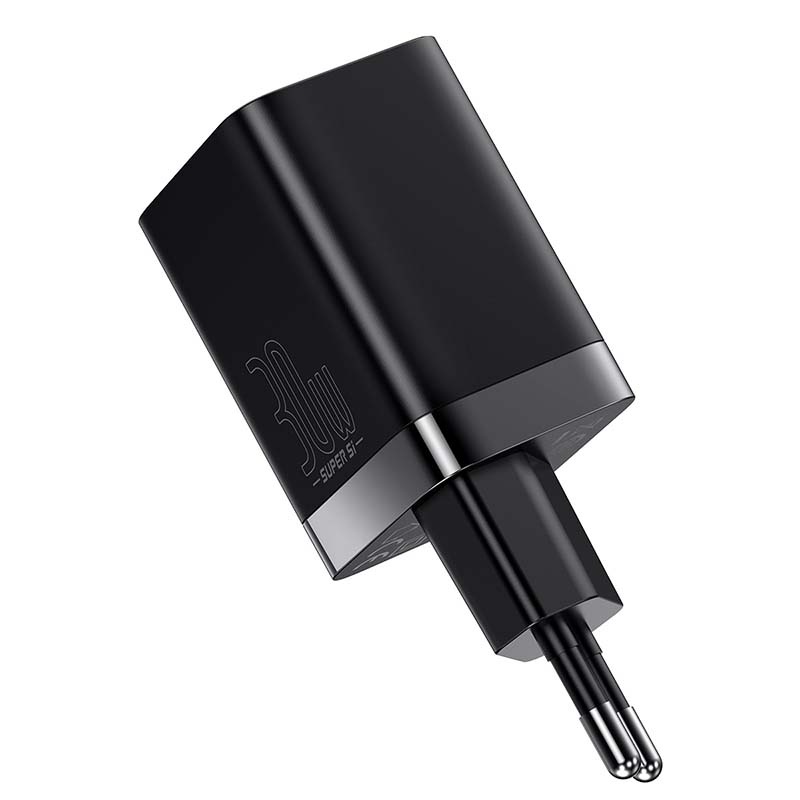 Baseus Super Si Pro Quick Charger USB + USB-C 30W (black)