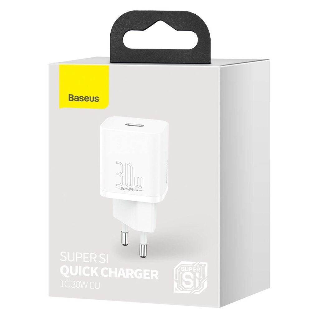 Quick Charger Baseus Super Si 1C 30W (white)