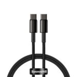 Baseus Tungsten Gold Cable Type-C to Type-C 100W 1m (black)