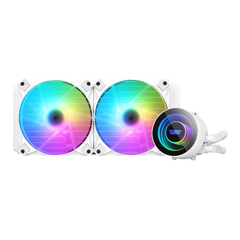PC Water Cooling Darkflash DX240 RGB  2x 120x120 (white)
