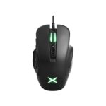 Wired Gaming Mouse with replaceable sides Delux M631 RGB 12400DPI (black)